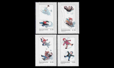 Tanska 1548-51 ** Joulu tarramerkit (2009)
