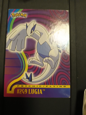 Johto Series Topps Lugia #249 BLUE logo card