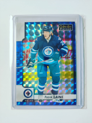 Patrik Laine 17-18 Opc Platinum Royal Blue Cubes /99