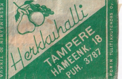 Tampere. Herkkuhalli  .b476