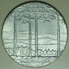 1975 Hopea 10 markkaa juhlaraha, Urho Kekkonen - pikkukuva 2