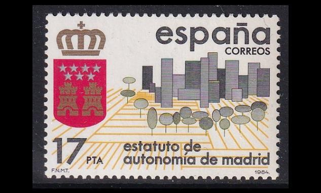 Espanja 2662 ** Madridin itsehallinto (1984)