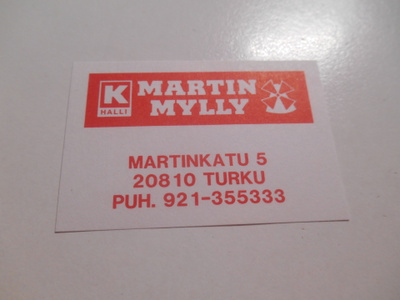 TT Etiketti K-halli Martin Mylly Turku