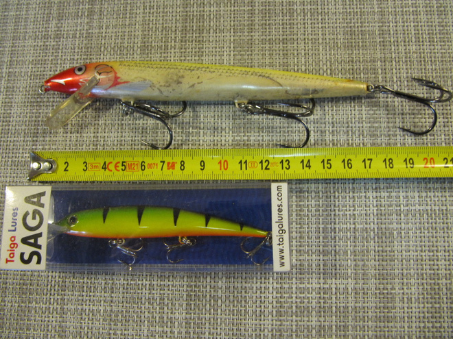Vaappuja Rapala Ireland ja Saga Taiga Lures .