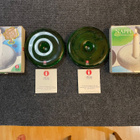 Iittala Nappi kynttilänjalka 2-kpl vihreä - pikkukuva 1