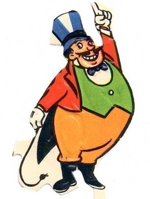 WANHA DISNEY / Pinokkio - Stromboli. 1960-l.