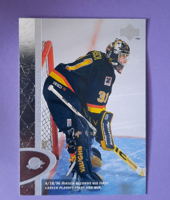 Upperdeck Corey Hirsch, Canucks 1995-96