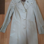 MOONCO Leather 38/XL-koko nahkatakki beige. - pikkukuva 1