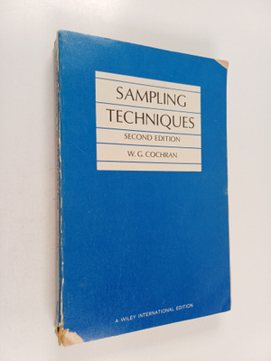 William G. Cochran : Sampling techniques