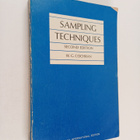 William G. Cochran : Sampling techniques - pikkukuva 1