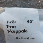 Viemäriputken Y-haara 45°, 32 mm - pikkukuva 2