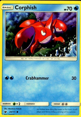 Pokémon kortti, Corphish