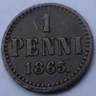 1865 1 penni tyyppi 2.1 kl6 - pikkukuva 1