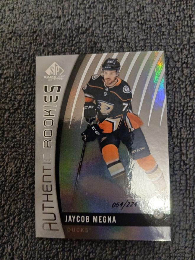 Jaycob Megna - Authentic Rookies 054/224, ANAHEIM