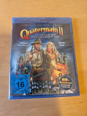Allan Quatermain and the Lost City of Gold (Blu-ray, uusi)