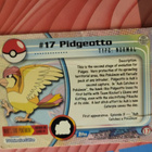 1999 Topps TV Pidgeotto #17 Pokemon 1999 Topps TV - pikkukuva 2