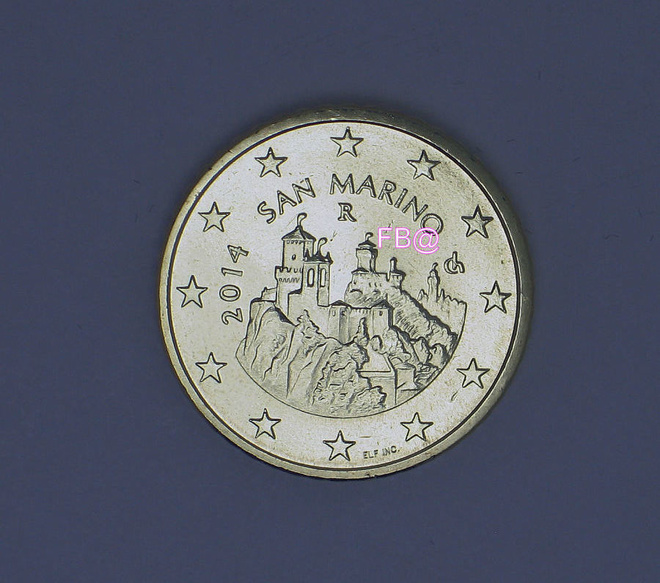 2014 SAN MARINO 50c suoraan rullasta