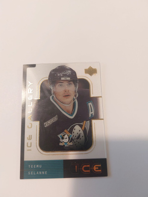 2000-01 Upper Deck Ice Gallery #IG1 Teemu Selänne