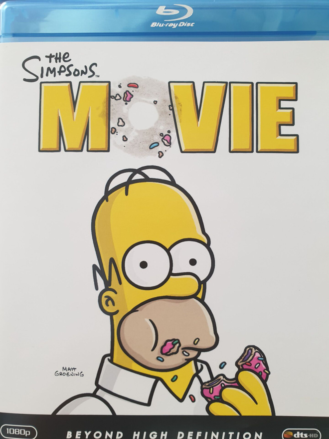 THE SIMPSONS MOVIE BLU-RAY SUOMIPUHE