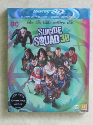 Suicide Squad, blu-ray 3D + blu-ray + digital copy (dvd) UUS
