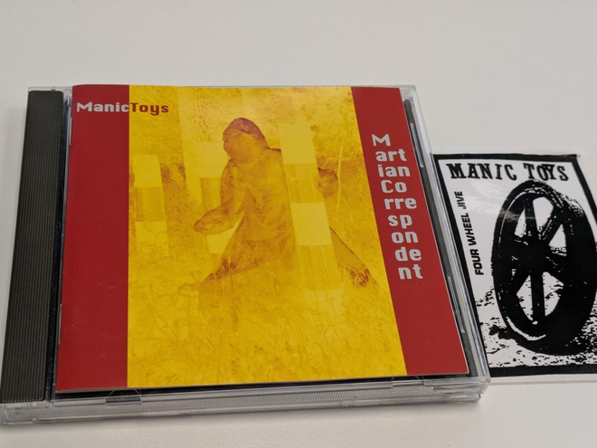 Manic Toys - Martian Correspondent (CD) MINT!! + Tarra!