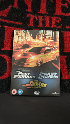 Fast and the Furious 1 ja 2 sekä Tokyo Drift (Steelbook