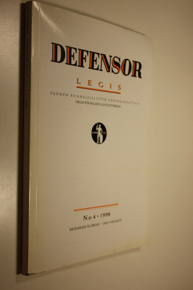 Defensor legis : Suomen asianajajaliiton äänenkannattaja ...