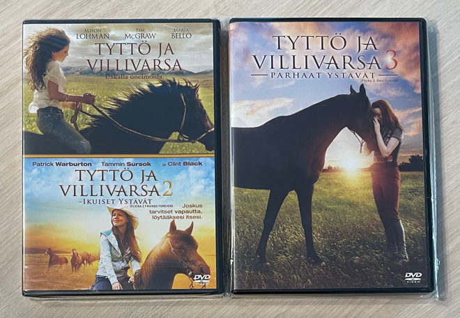 Tyttö ja villivarsa -trilogia (2006-2012) 3DVD (UUSI)