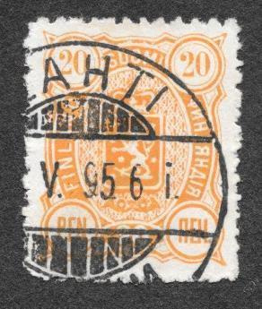Kolmilukuiset 20p 1889 (LAPE 30A) O Roso