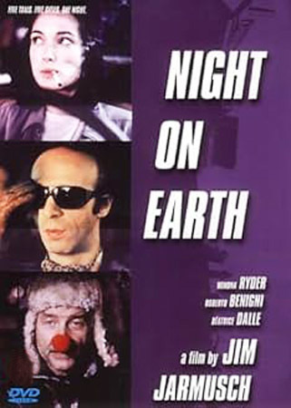 Night On Earth 1991 Jarmusch. huippu klassikko RARE enkkutxt