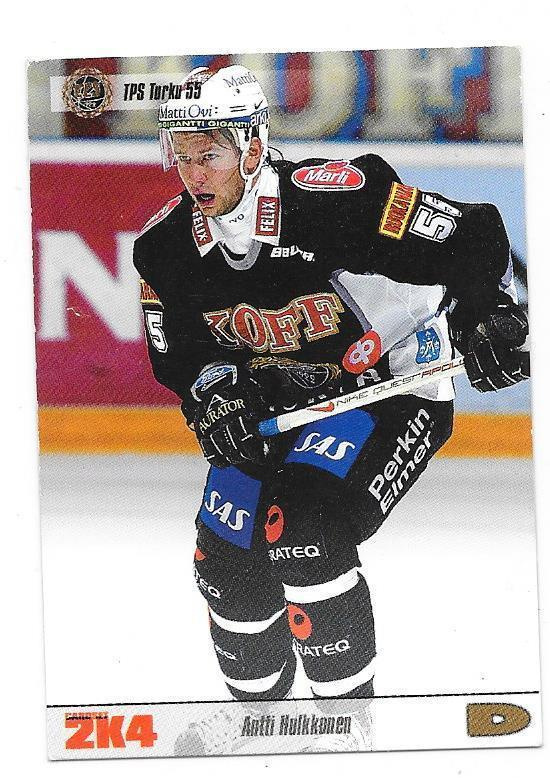 2003-04 CardSet #161 Antti Hulkkonen TPS
