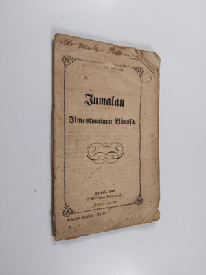 J. E. A. : Jumalan ilmestyminen lihassa