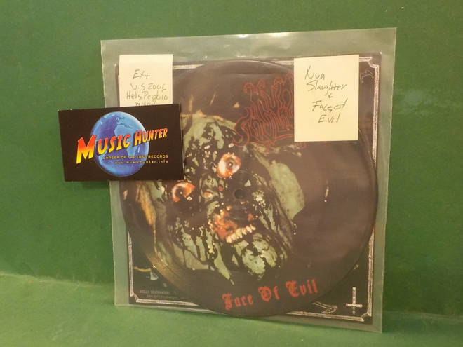NUNSLAUGHTER - FACE OF EVIL EX+ U.S 2006 REISSUE 7" EP
