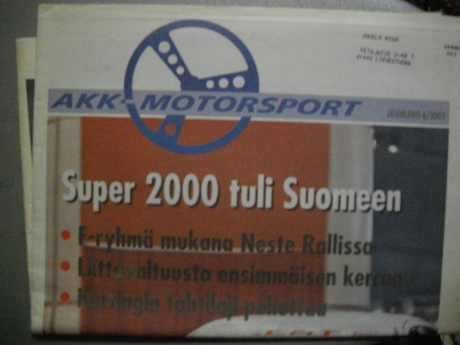 AKK-Motorsport Nro 6/2003 (10.11)