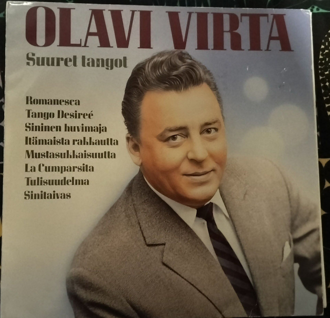 OLAVI VIRTA-SUURET TANGOT-LP,HELMI HLP 501, FAZER FINNLEVY