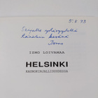 Ismo Loivamaa : Helsinki kaunokirjallisuudessa (signeerat... - pikkukuva 3