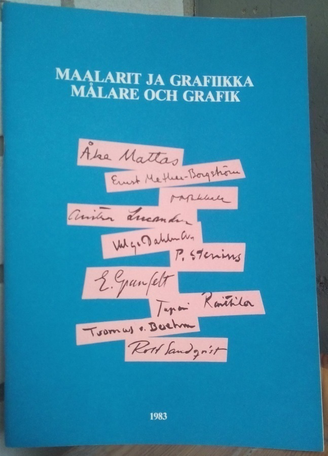 Maalarit ja grafiikka - Målare och grafik 1983. 40 s.