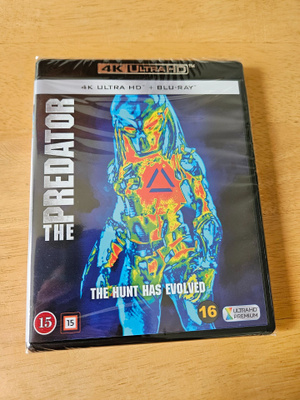 The Predator (4K Ultra HD + Blu-ray, uusi)