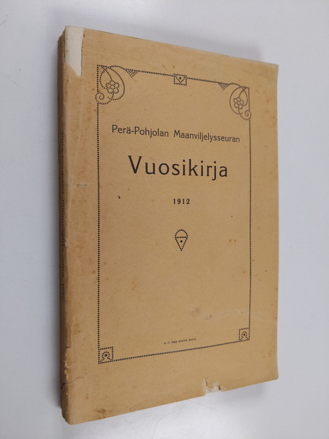 Perä-Pohjolan Maanviljelysseuran vuosikirja 1912