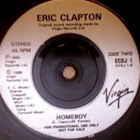 ERIC CLAPTON :: HOMEBOY :: RADIO PROMO VINYYLI 7" 1989 - pikkukuva 2