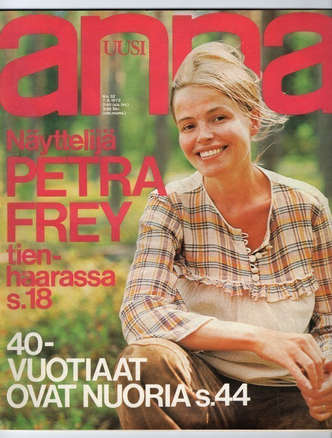 Anna n:o 32 1973 Petra Frey. Annikki. Orivesi. Valkokankaan