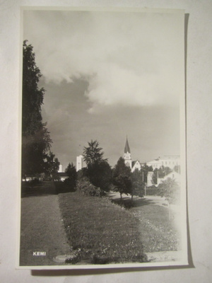 VANHA Postikortti Kemi 1950-l Alkup.Mallikappale