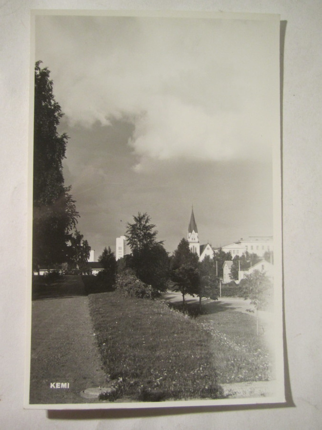 VANHA Postikortti Kemi 1950-l Alkup.Mallikappale