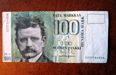100 markan seteli 1986
