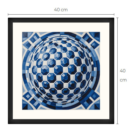 Uusi uniikki abstrakti art print taulu 40 cm x 40 cm
