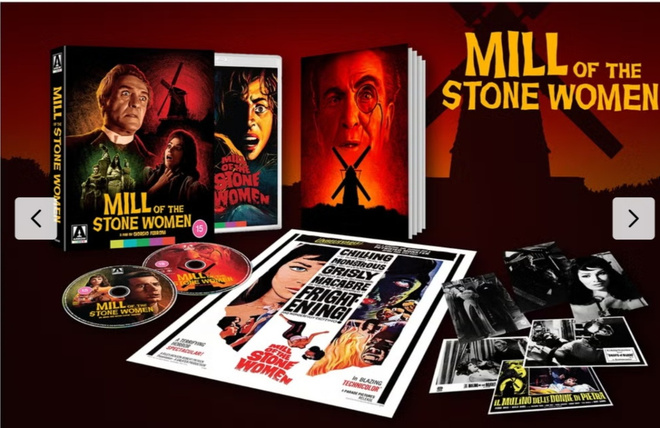 Mill Of The Stone Women Limited Edition Blu-ray Arrow uk