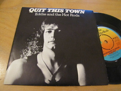 Eddie & the hot rods Quit this town 7 45 UK 1977 RIP Barrie