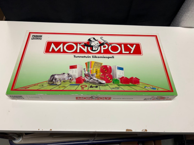 Parker Monopoly – Tunnetuin liikemiespeli (suomenkielinen)