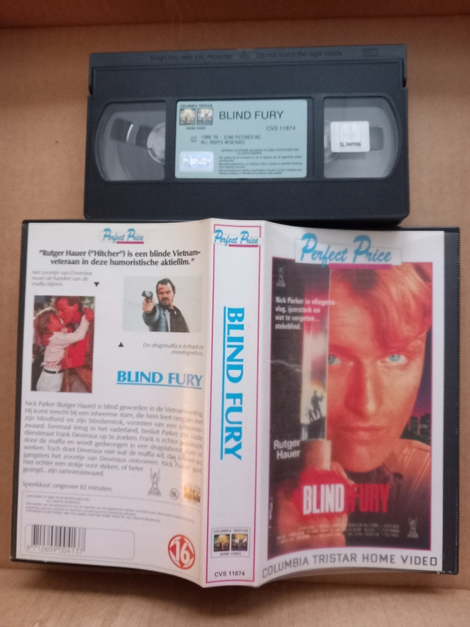 Blind fury Hollanti [VHS]