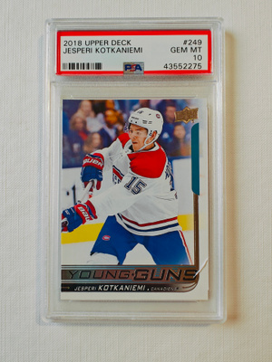 Jesperi Kotkaniemi - 18-19 UD Young Guns PSA 10